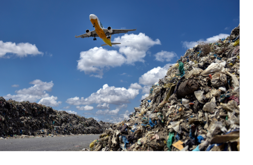 Scientists are making jet fuel from landfill gas