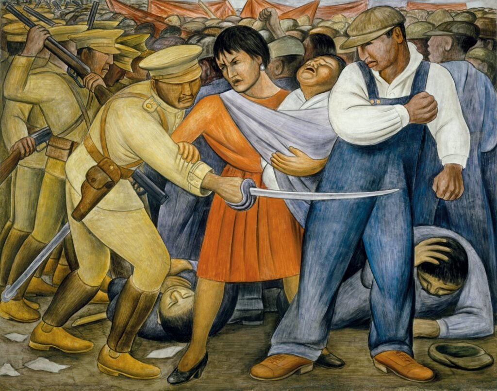The Uprising (1931), Diego Rivera