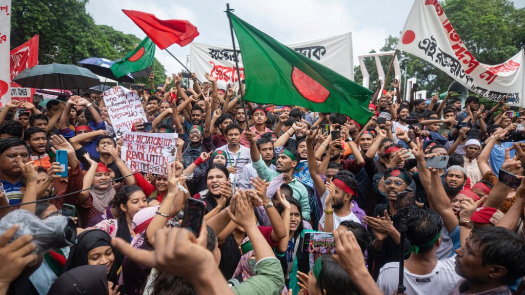 Unrest in Bangladesh reflects young people’s struggle to find work in the poorest nations